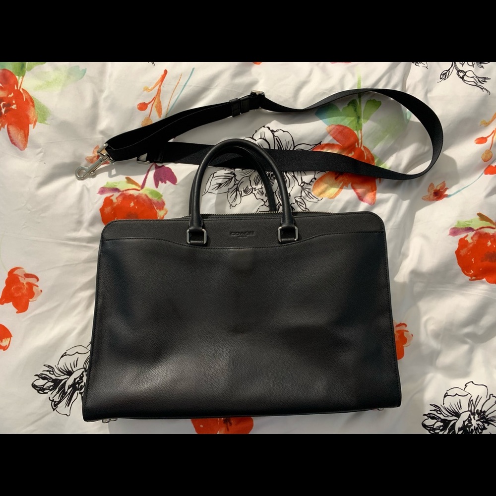 Coach Messenger Brief in Black